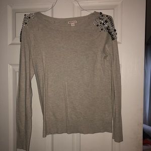 Light grey long sleeve sweater